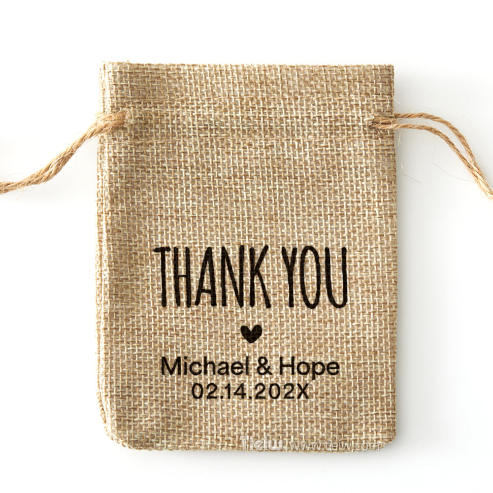 personalized Thank You Gift Burlap Bag-0308d041-D1