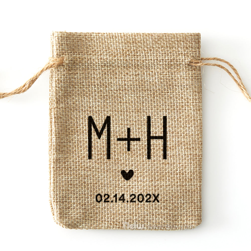 personalized Wedding Favor Burlap Bags-0308d040-D2