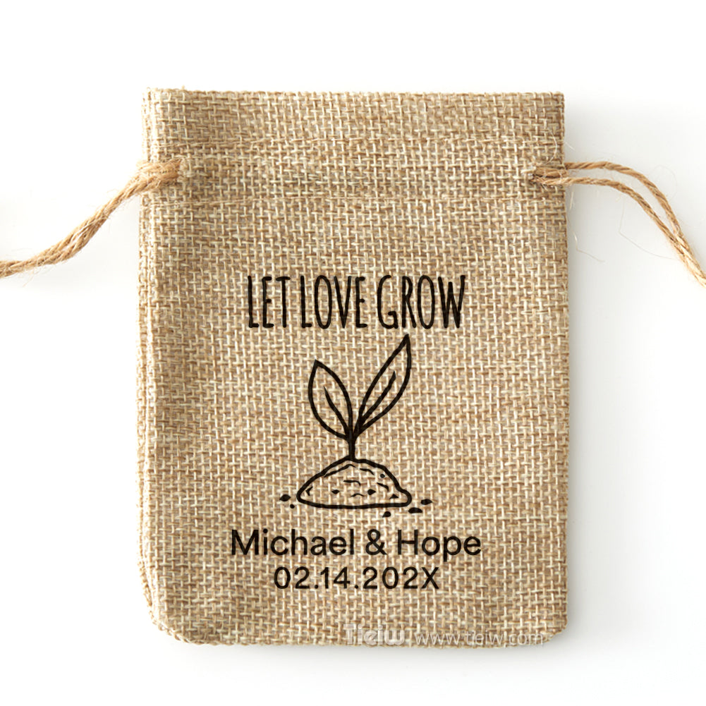 Personalized Seeds burlap bag-0308d043-D2