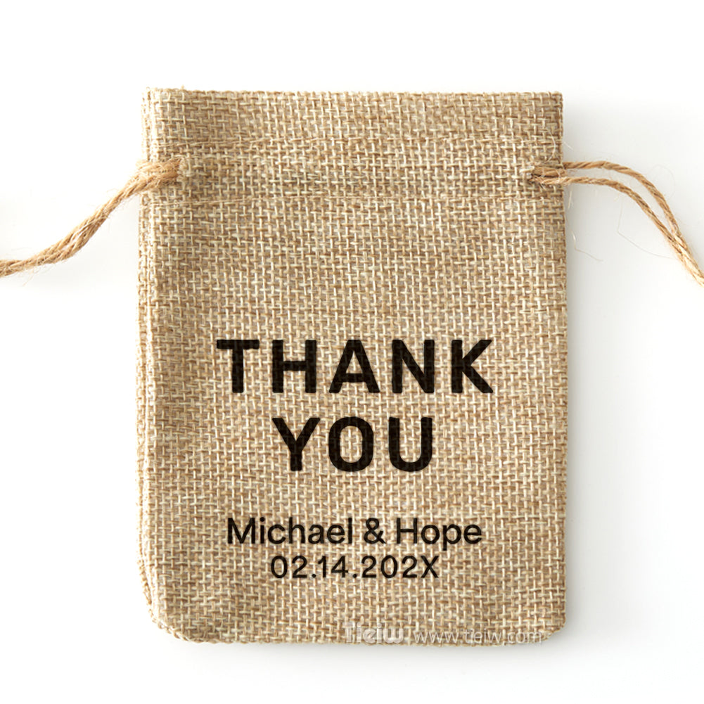 personalized Thank You Gift Burlap Bag-0308d041-D2