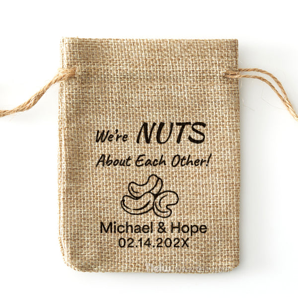 Personalized Nuts burlap bag-0308d044-D3