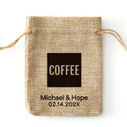 personalized Coffee beans burlap bag-0308d039-D4