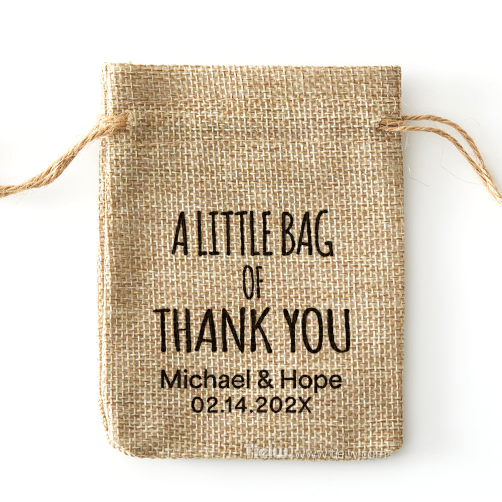 personalized Thank You Gift Burlap Bag-0308d041-D4