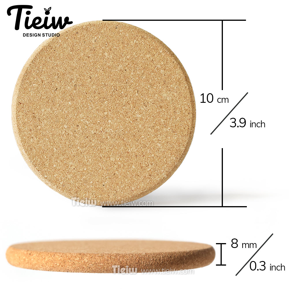 Dessous de verre en liège personnalisés pour invités de mariage - 14d040d6