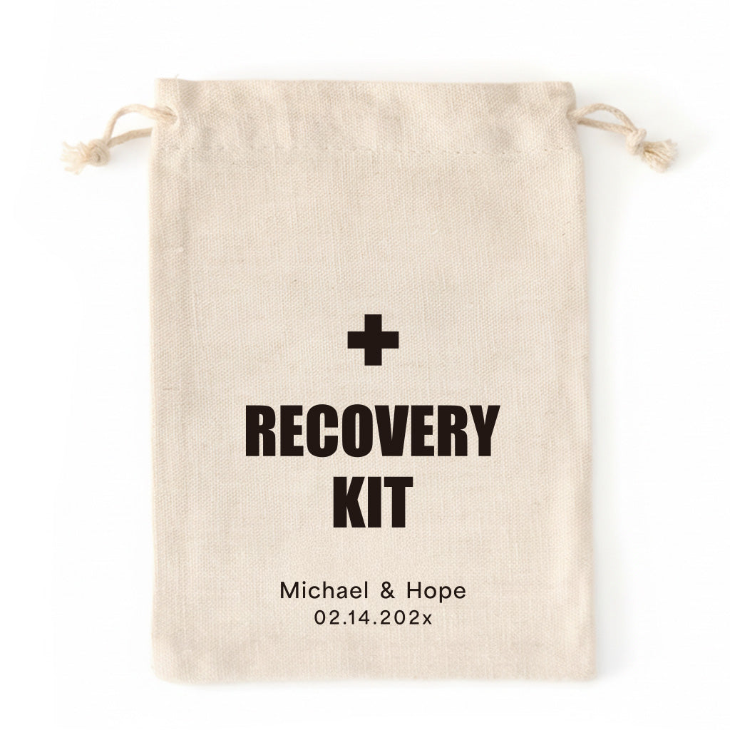 Personalized Hangover Kit Cotton Drawstring Bags - 0308d048-d10