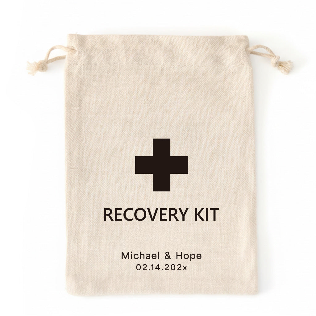 Personalized Hangover Kit Cotton Drawstring Bags - 0308d048-d8